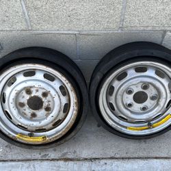 Pair KPZ Porsche 911 Space Saver Spare Wheels