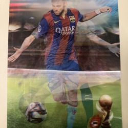 3D FIFA World Cup Poster Football / One Of A Kind 