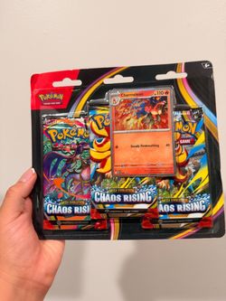 Pokémon TCG Mega Evolution Chaos Rising 3-Pack Blister