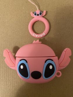 Pink Stitch AirPod 4th Gen Case Cover