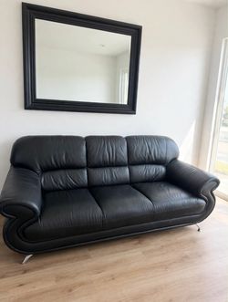 Black couch