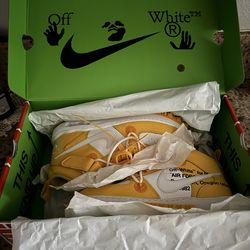 Nike Air Force 1 mid off white varsity maize