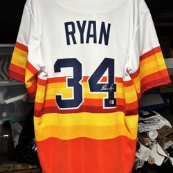 Nolan Ryan Signed Jersey With COA
