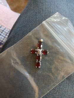 Small ruby Cross