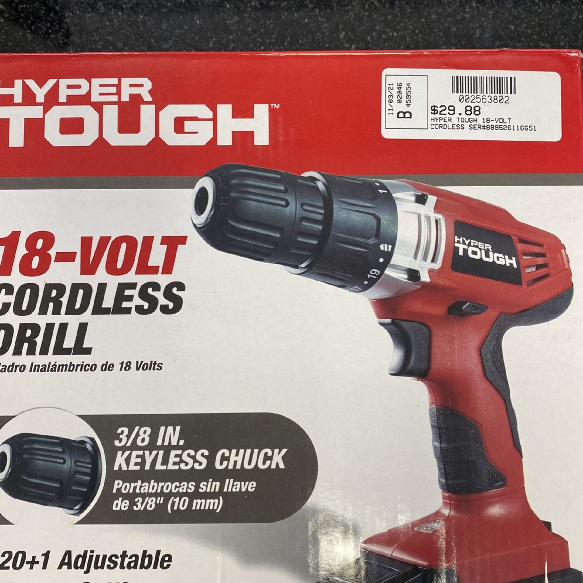 Hyper Tough 18V Drill