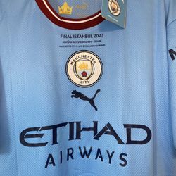 NEW UCL Final Istanbul Manchester City jersey fan version  ALL SIZES AVAILABLE ASK FOR YOUR SIZE