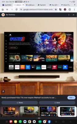 Vizio smart tv