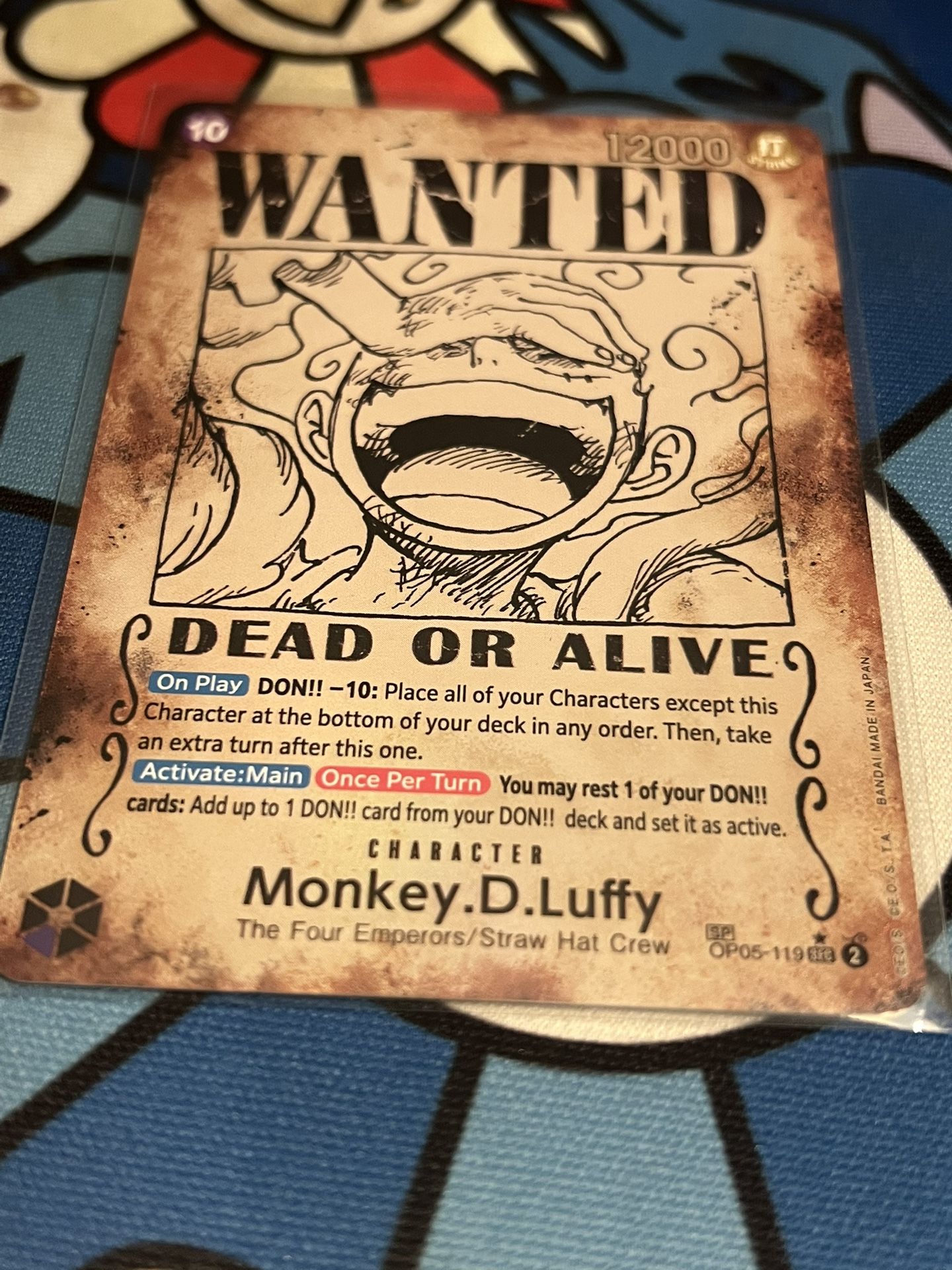 Monkey.D.Luffy (Wanted Poster) - Emperors in the New World (OP09)