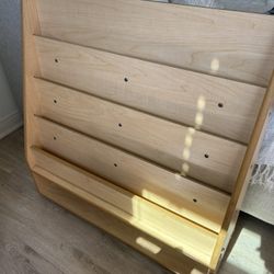 Kids Book Shelf Wood