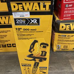 DEWALT DCCS620P1 20V MAX 5.0 Ah Lithium-Ion 12”  Compact Chainsaw Kit