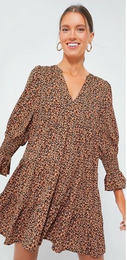 Dress - leopard print