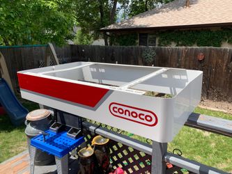 2 Conoco gas pump top