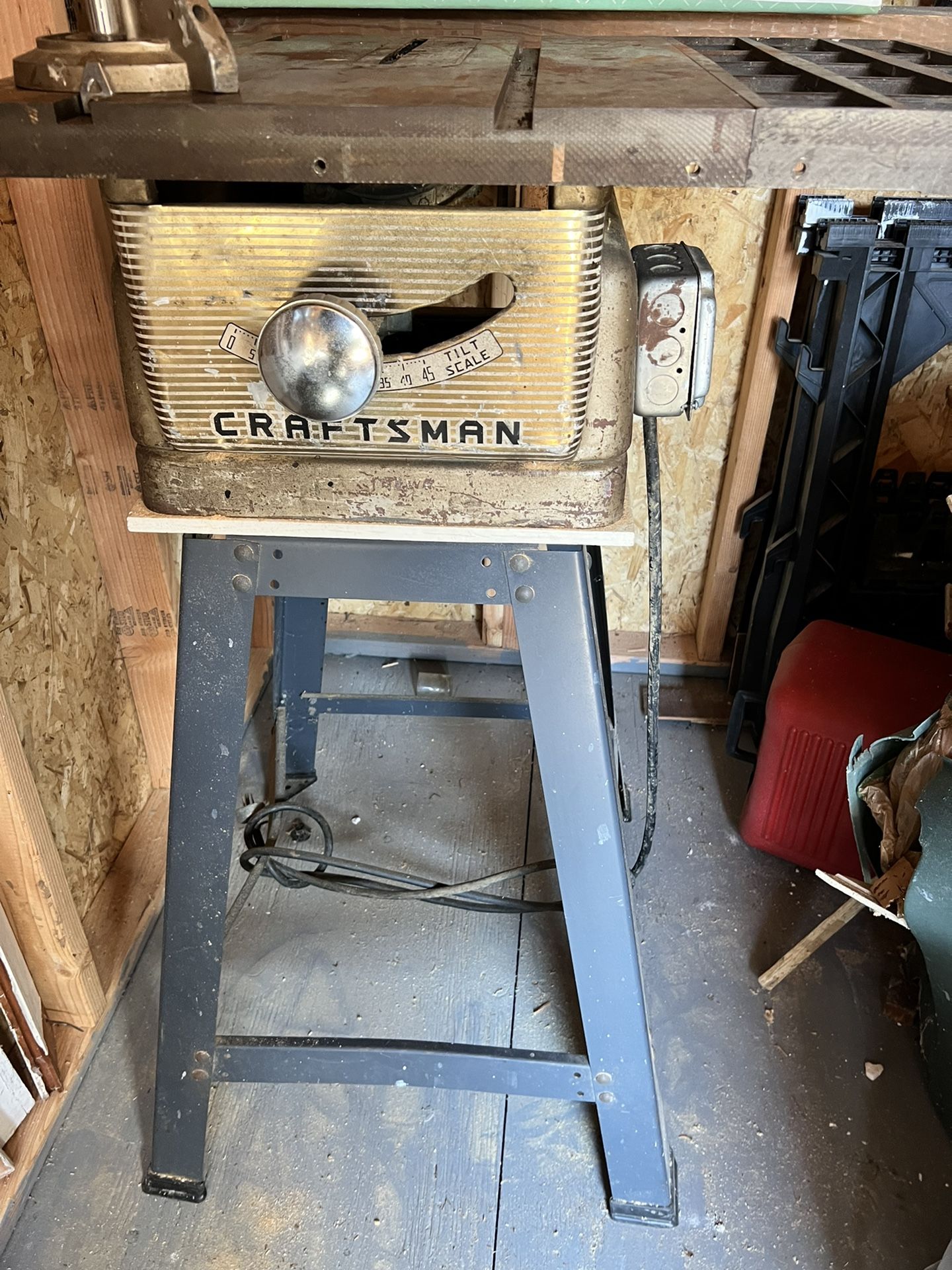 Metal Saw Table - No Motor