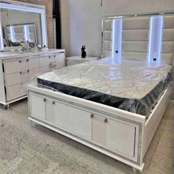 New 4pc Bedroom Set In Box Buy Now Pay Later $39 Down No Credit Needed 