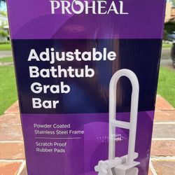 Bath Grab Bar Adjustable New In  Box 