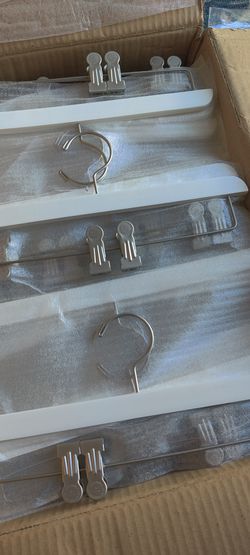 Henry Hanger Co, Semi-White Wooden Pant/Skirt Hangers