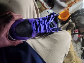 Blk&purple  Nike dunks