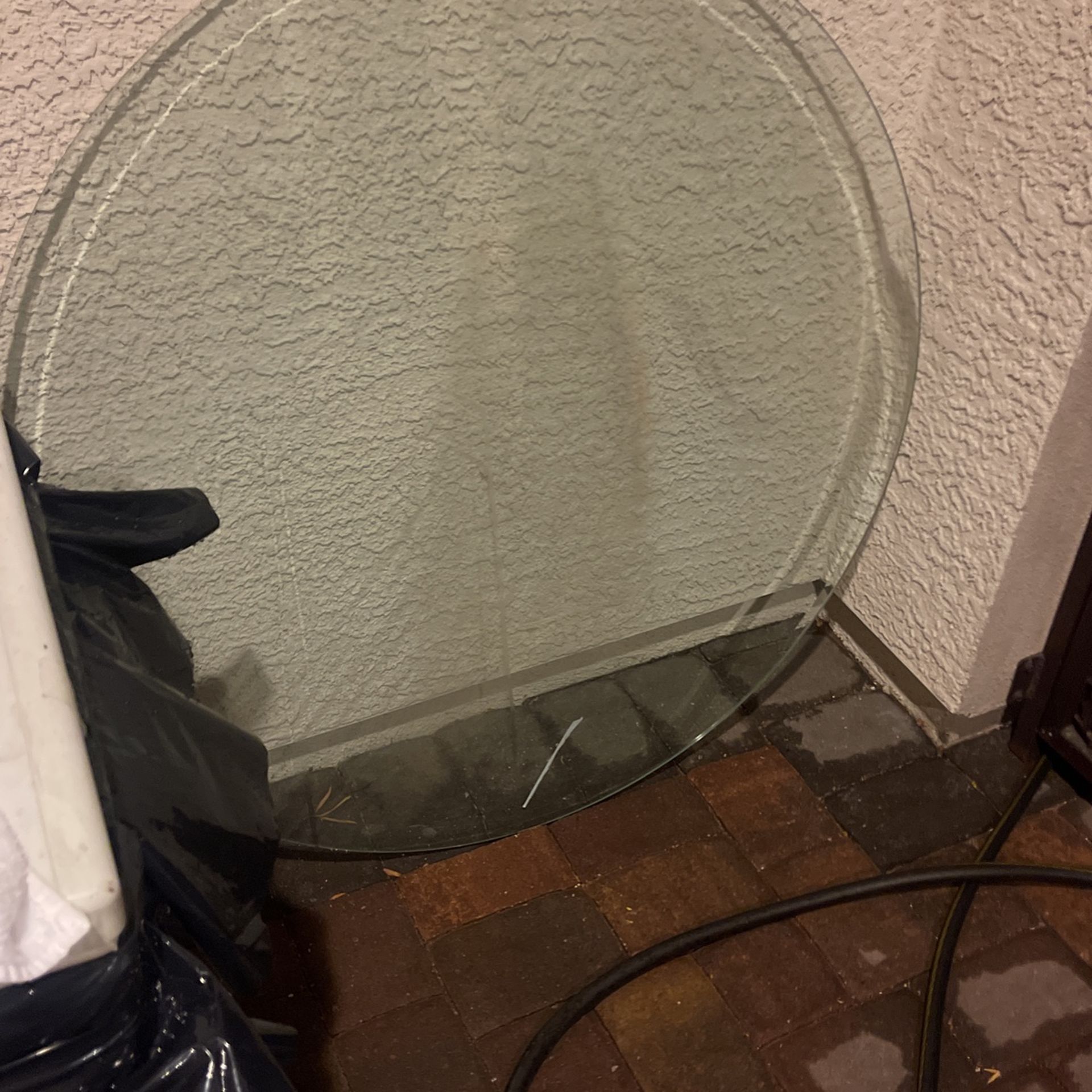 42 Inch Round Glass Table Top Only