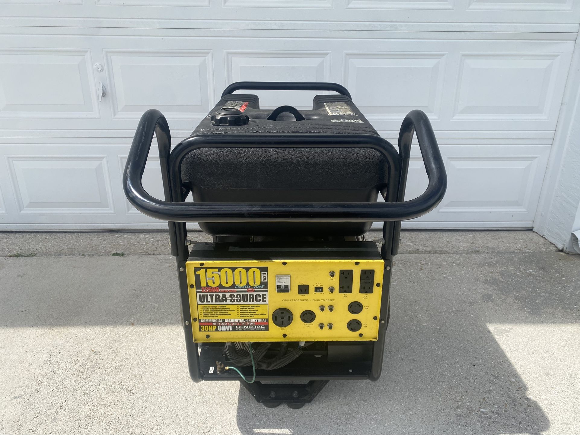 Generac 15000 Generator Push Button Start for Sale in Vlg Wellingtn, FL OfferUp