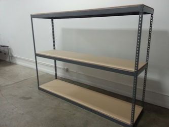 Garage Shelving 96 in W x 18 in D 3 Tier Storage Rack Similar To Uline Delivery Available