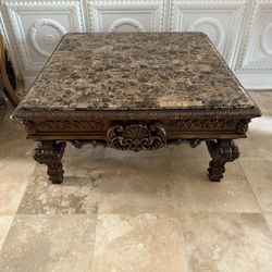 Queen Victorian Marble Top Table