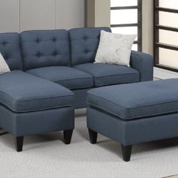 Sectional + Ottoman 