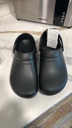 New Crocs Specialist II work clogs.