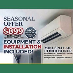 A/C Mini Split 12000 BTU 1 Ton,