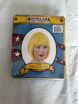 Blonde wig