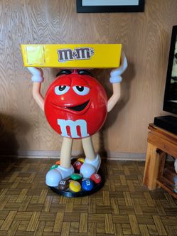 M&M Red Character Candy Display