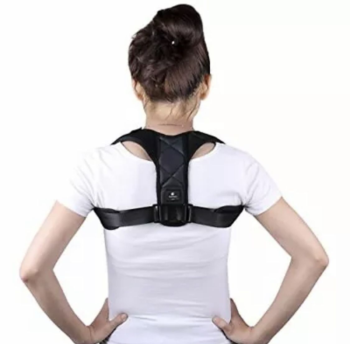 Petra Global Back Posture Corrector for Men Women Comfortable Posture Black 