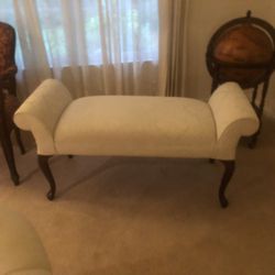 Queen Anne Bench With Arms $125 OBO