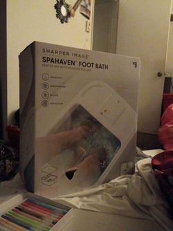 Sharper Image Spahaven Heated Foot Bath