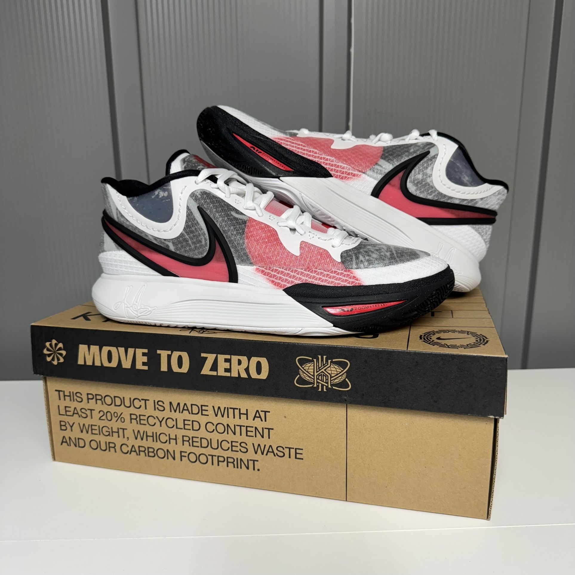 Nike Kyrie Men's Basketball Shoes White University Red DJ6016