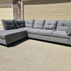 Gray Sectional Sofa- Delivery Available 