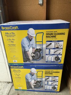 BrassCraft Drain Cleaning Machine Auger 3/8-in dia x 75ft (Professional Grade)