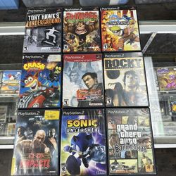 PlayStation 2 Games $20-$30 Each Gamehogs 11am-7pm