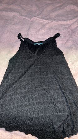 Black Lace Cami Tank Top