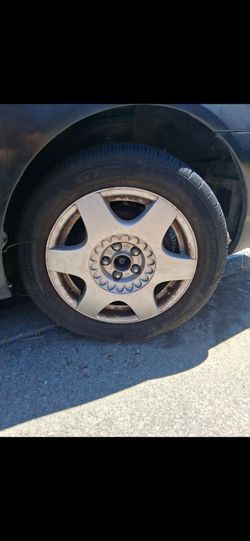 ALLOY 6-SPOKE WHEEL RIM 16X6.5 16" VW OEM