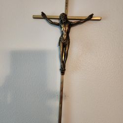 Beautiful Brass Crucifix Cross