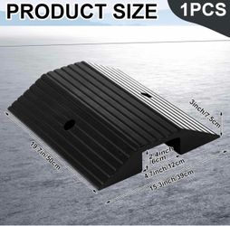 **NEW**Black Rubber Curb Ramp 3 Inch Rise