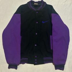 Vintage Purple Air Nike Jacket Size L