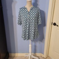 Kim Rogers Large Womens Blouse 