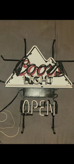 Coors Light Neon Open Sign-Fully working!