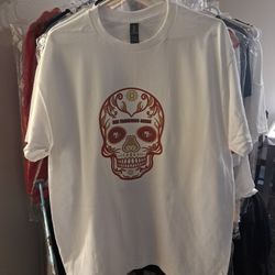 49ERS SKULL TEE SHIRT