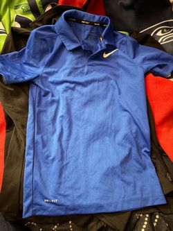 Boys small Nike polo blue