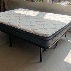 Full Size Bed With Collapsible Bed Frame