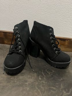 Ankle high heel boots