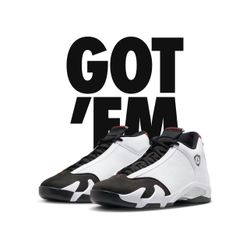 Jordan 14 “Black Toe” Size7.5 Mens