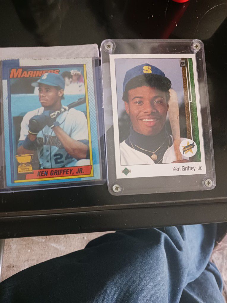 Two Of The Most Valuable Most Popular In Griffey Jr Rookie Cards